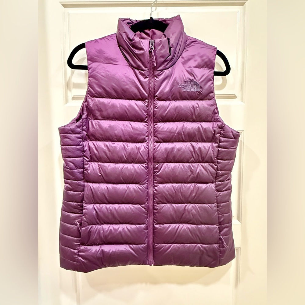 The North Face Purple Quilted Puffer Vest
